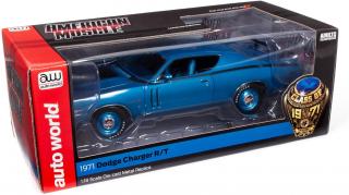 Dodge Charger R/T 1971 (Class of 1971), GB5 blue Auto World 1:18